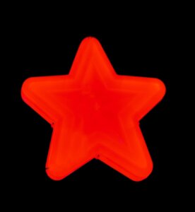 Фигура световая "Звезда красная однотонная"высота 30 см)