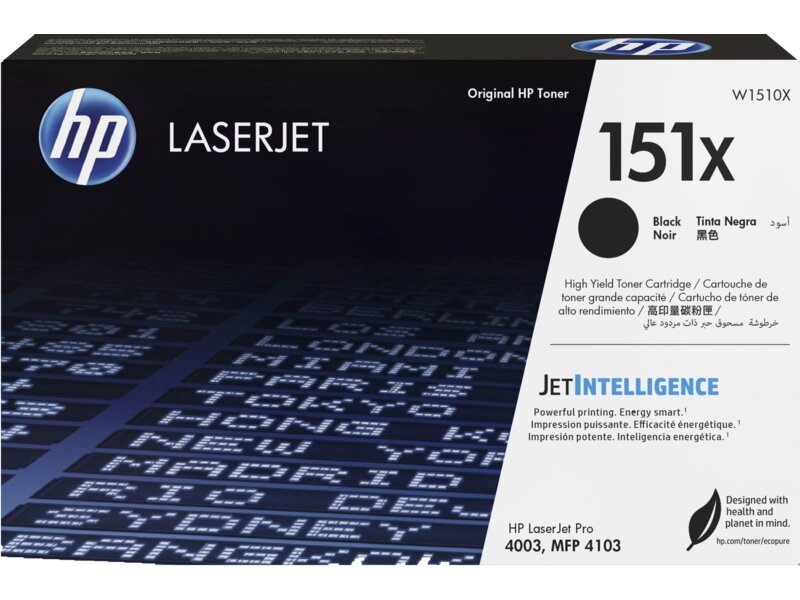 HP W1510X 151X Black Laser. Jet Toner Cartridge for Laser. Jet Pro - характеристики