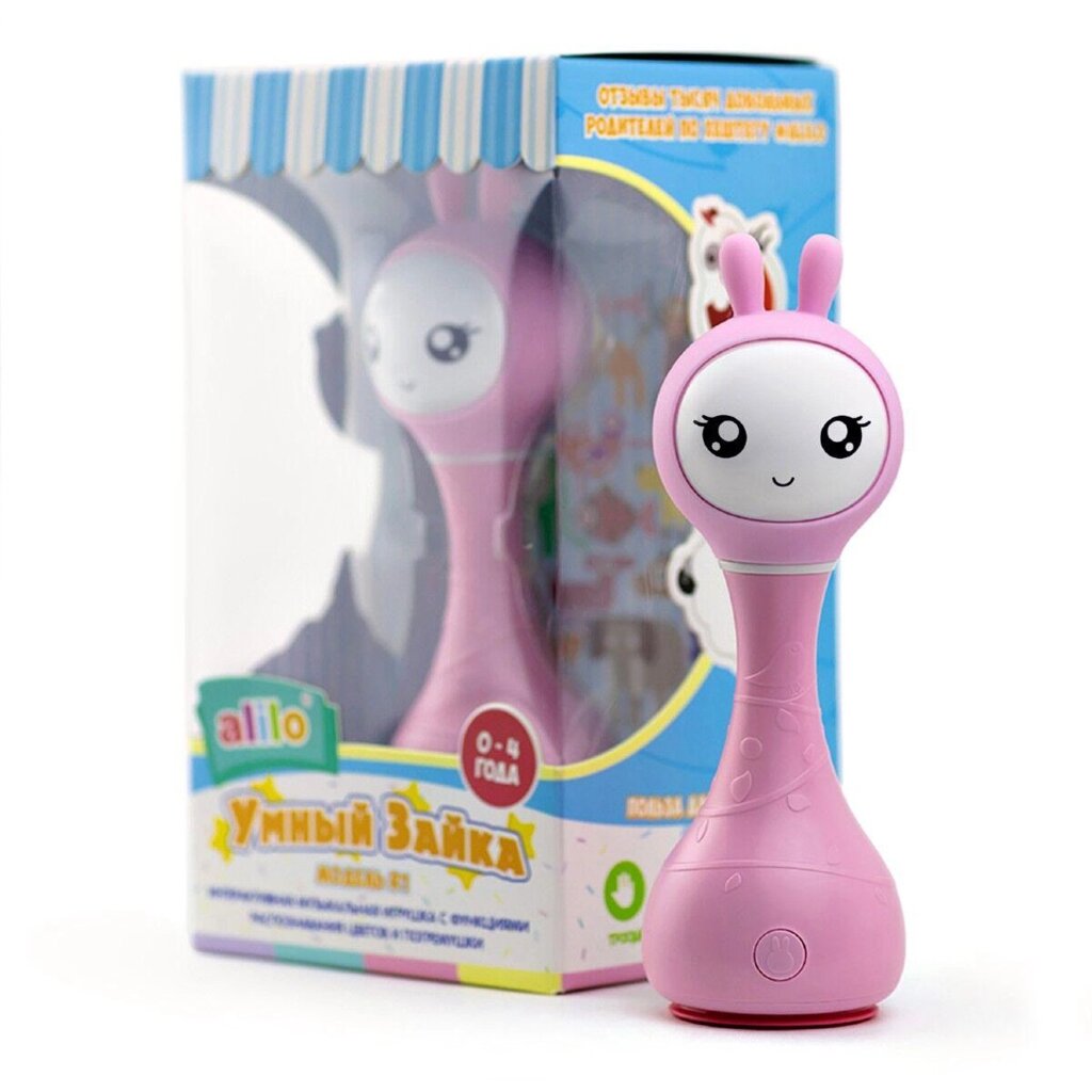 Музыкальная игрушка: Alilo Умный зайка R1 розовый - Казахстан