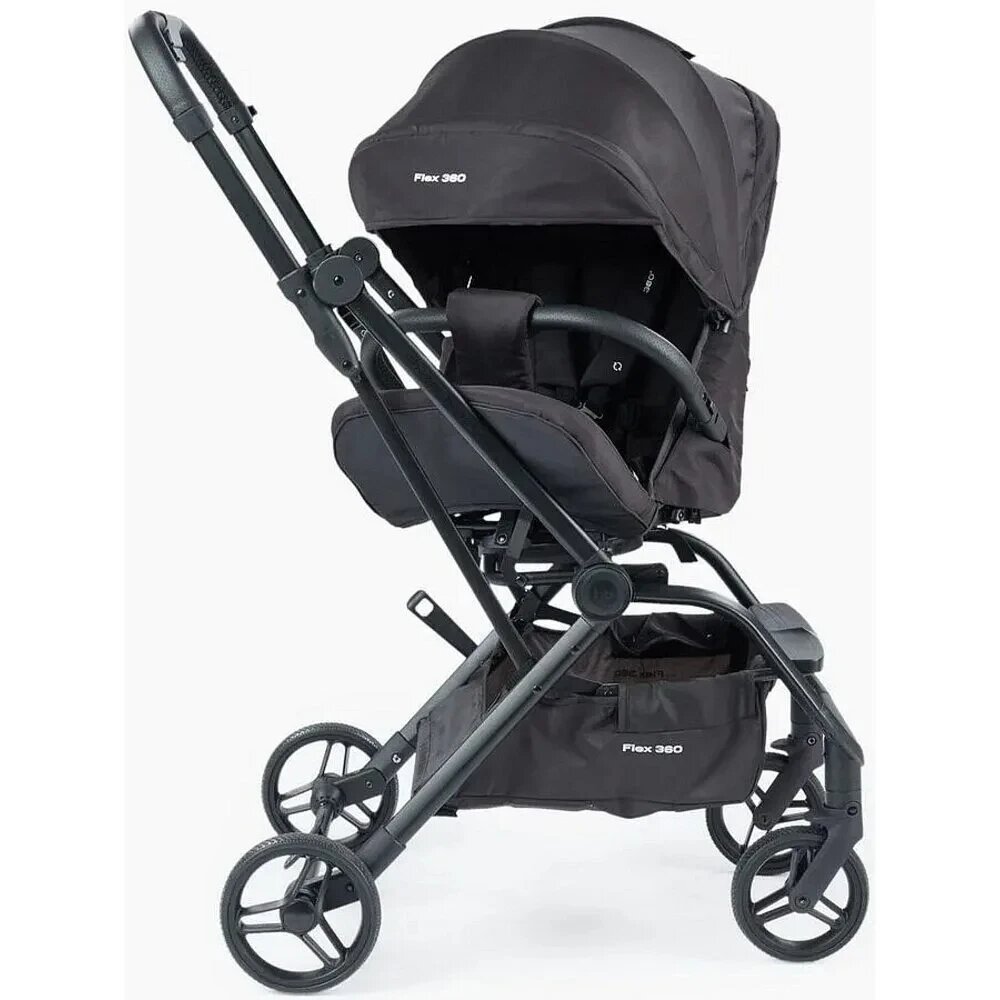 Прогулочная коляска Flex 360 Happy Baby, black - МИР ДОМА