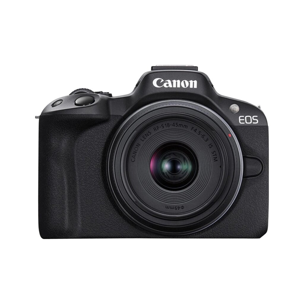 Цифровой фотоаппарат CANON EOS R50 + RF-S 18-45 mm IS STM black - обзор