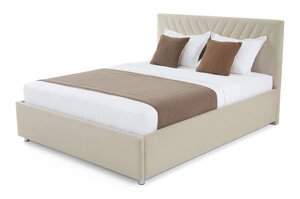 Кровать с подъёмным механизмом Victori, светло-бежевая 160х200 см