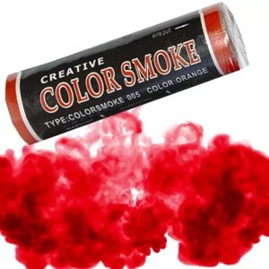 Цветной дым Color Smoke красный с чекой