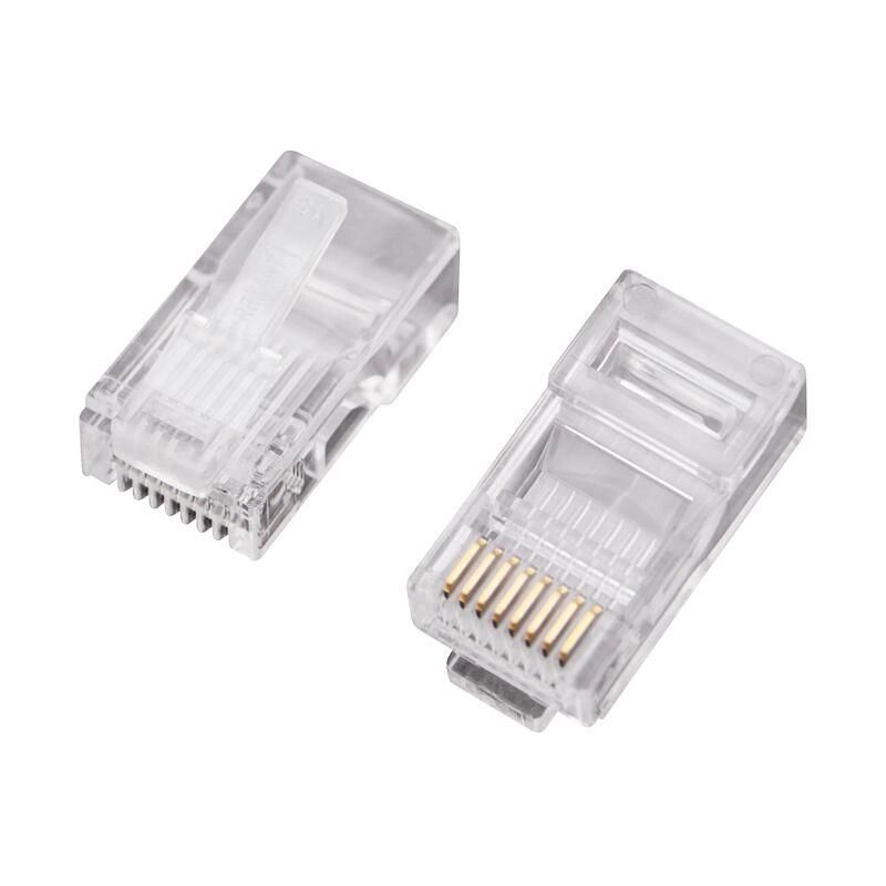 Джек компьютерный RJ45 (8P8C) кат. 5E (уп. 100шт) Rexant 05-1021 - описание