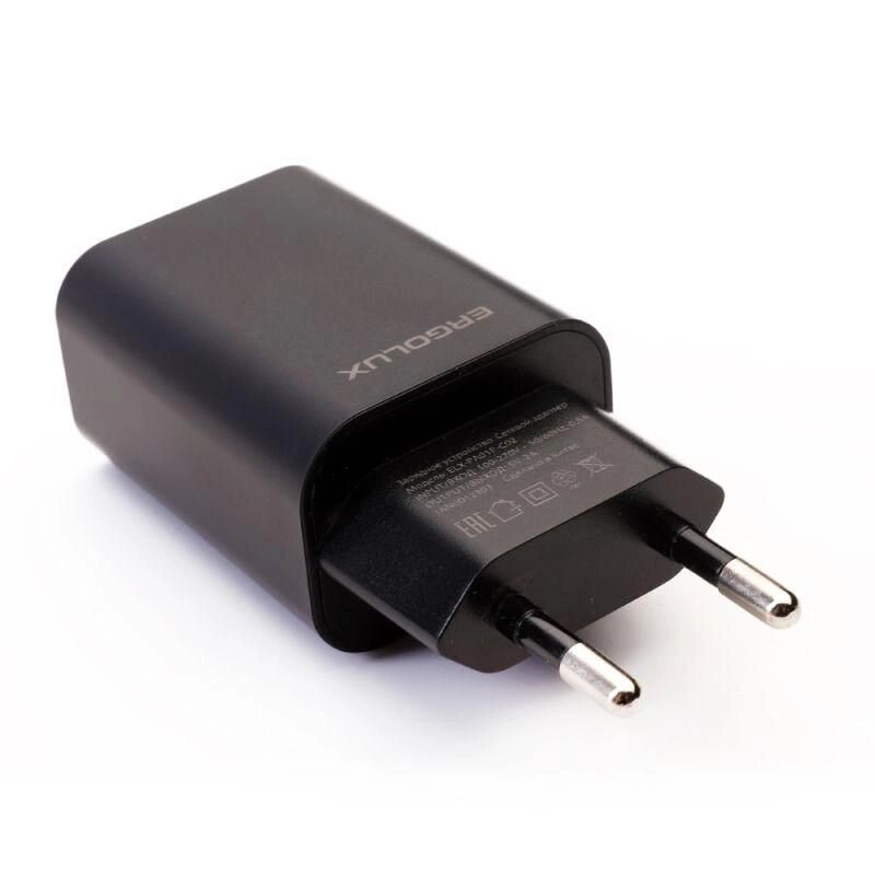 Адаптер сетевой ELX-р a01P-C02 промо 1USB 100-220в 5в/2а пакет черн. ergolux 15107 - доставка