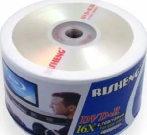Dvd+R Ришенг 47g 16x 50 шт термоупаковке