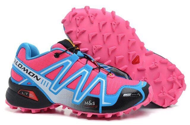 Кроссовки трейловые Salomon Speedcross 3 Pink Blue - обзор