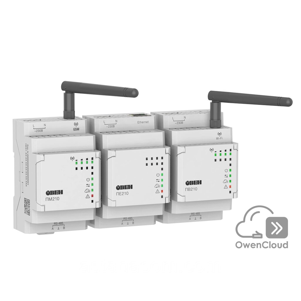 ПМ210, ПЕ210, ПВ210 сетевые шлюзы для доступа к сервису Owen. Cloud ПВ210-230 - Астана