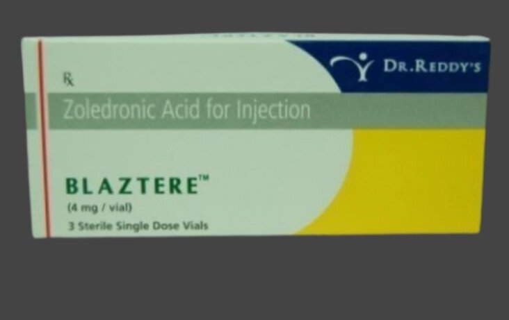 Блазтер Blaztere (золедроновая кислота) лиофилизат 4 мг №1 от компании Indian Medicine - фото 1