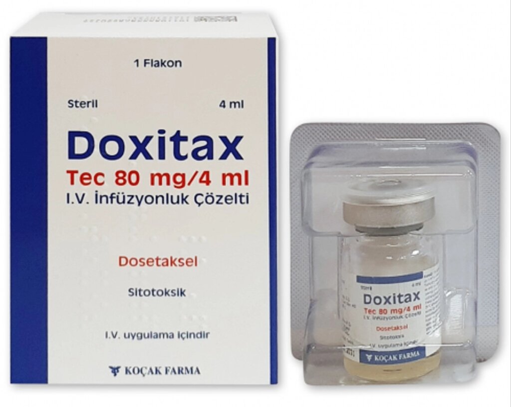 Докситакс Doxitax (доцетаксел) концентрат 80мг/4мл №1 от компании Indian Medicine - фото 1