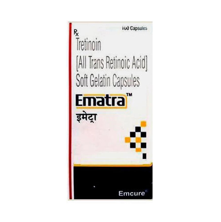 Эматра Ematra (третиноин) капсулы 10мг №100 от компании Indian Medicine - фото 1