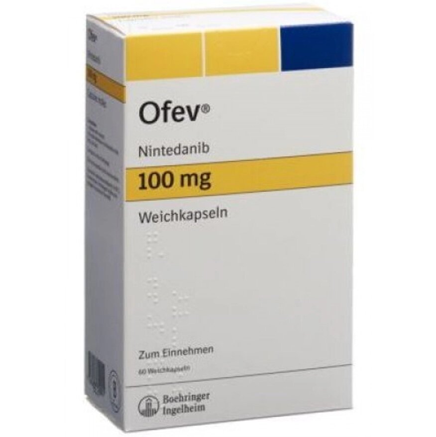 Офев Ofev (нинтеданиб) капсулы 100 мг №60 от компании Indian Medicine - фото 1