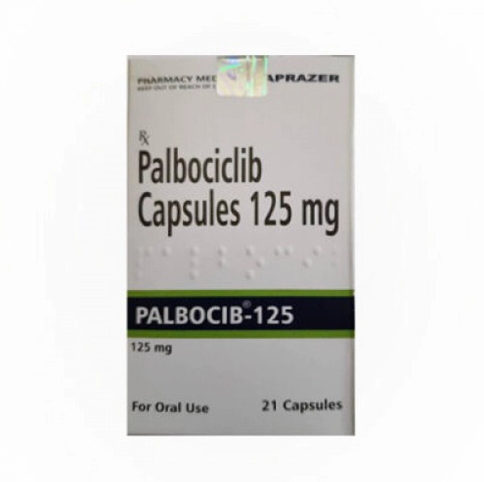Палбоциб Palbocib (палбоциклиб) капсулы 125 мг №21 от компании Indian Medicine - фото 1