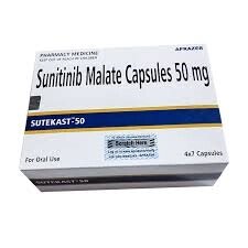 Сутекаст Sutekast (сунитиниб) капсулы 50 мг №28 от компании Indian Medicine - фото 1