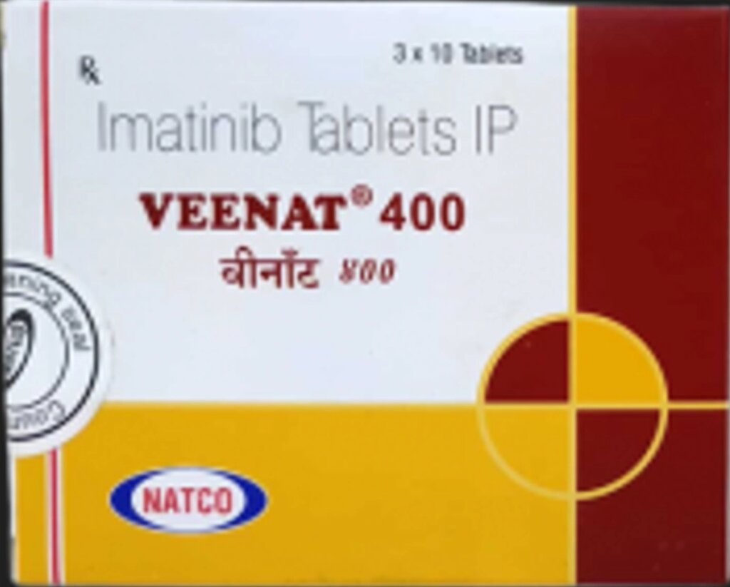 Веенат Иматиниб Veenat Imatinib 400 мг №30 от компании Indian Medicine - фото 1