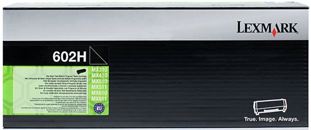 Картридж Lexmark 602H для MX510de/610de/611dhe, 10000 стр. от компании ТОО АСТРА - фото 1