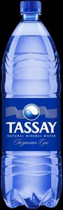 Вода газированная питьевая "Tassay", 1.5 л