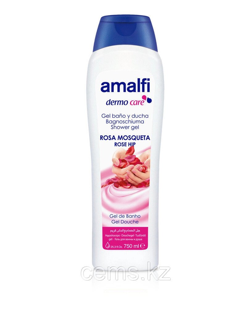 AMALFI гель для ванн и душа Шиповник"Wild Rose" для всех типов кожи 750мл от компании ТОО "Компания CEMS" - фото 1