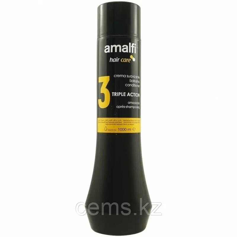 AMALFI Кондиционер Нормальные волосы "Normal hair", для вьющихся и спутанных волос 1000мл от компании ТОО "Компания CEMS" - фото 1