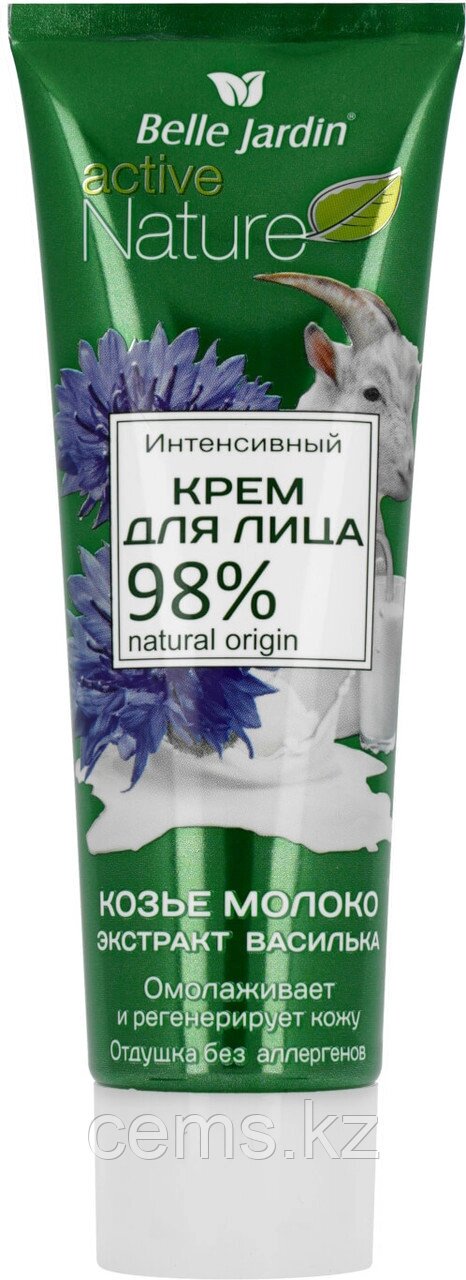 B. J.Active Nature Vegan Крем для лица Интенсивный омолаж. козье молоко + экстракт василька 85 мл от компании ТОО "Компания CEMS" - фото 1