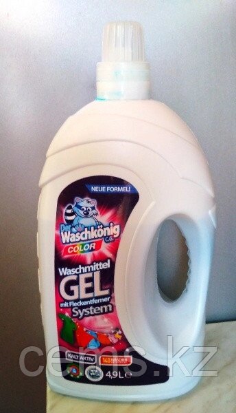 Der Waschkönig C. G. Color гель для стирки цветной, 5 л от компании ТОО "Компания CEMS" - фото 1