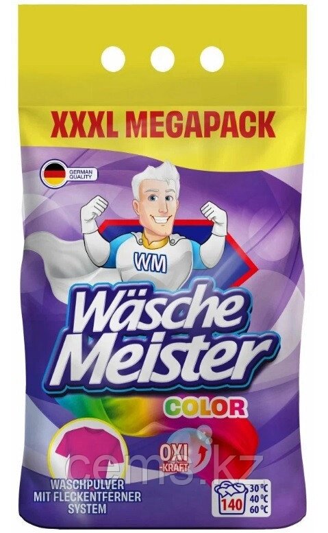Порошок WASCHEMEISTER Color 10,5 кг от компании ТОО "Компания CEMS" - фото 1