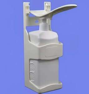 Медицинский локтевой дозатор (диспенсер санитайзер турецкий) для антисептика и жидкого мыла 1000 мл