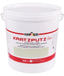 Декоративная штукатурка - Kratzputz Lux 1,0 mm 25кг.