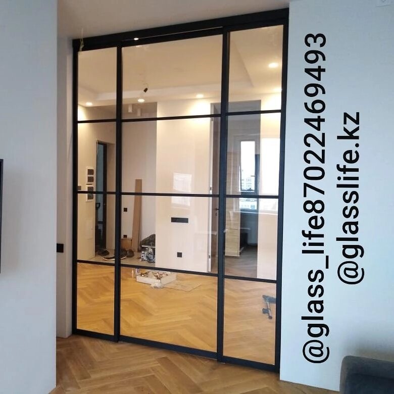 Межкомнатные перегородки в стиле лофт от компании GlassLife Company - фото 1