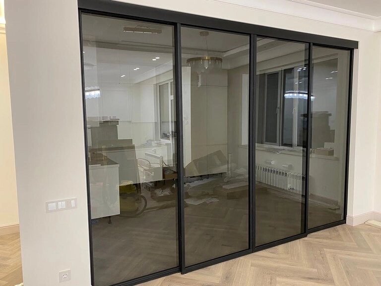Межкомнатные перегородки в стиле Лофт от компании GlassLife Company - фото 1