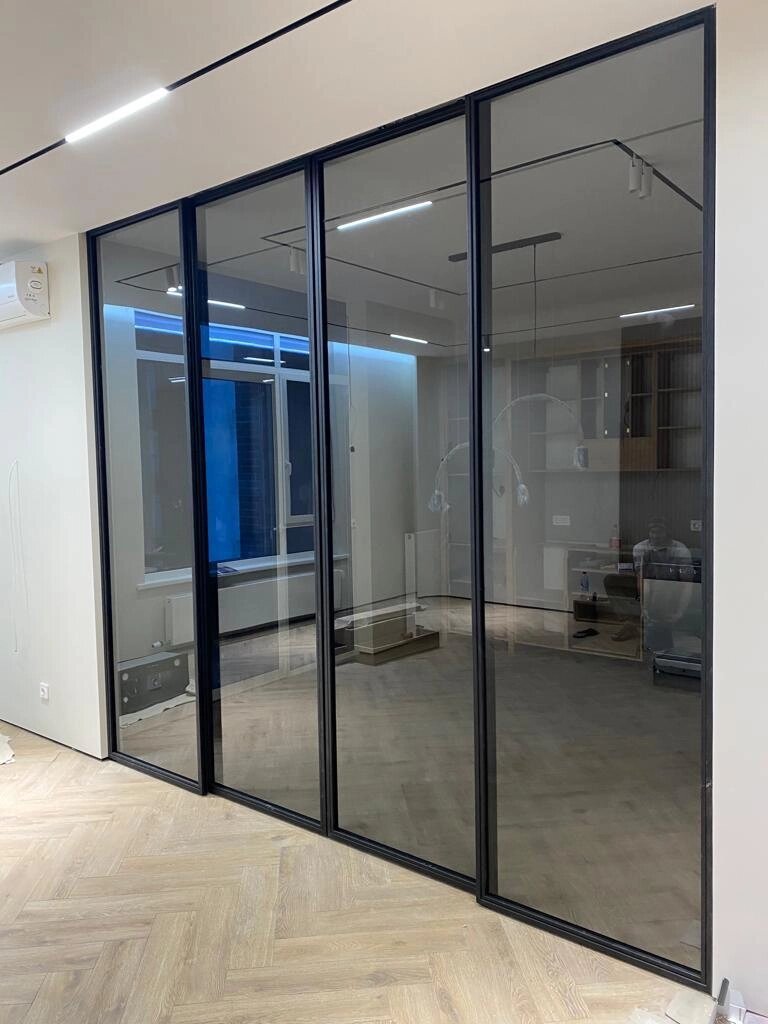 Перегородка с синхронным открыванием от компании GlassLife Company - фото 1