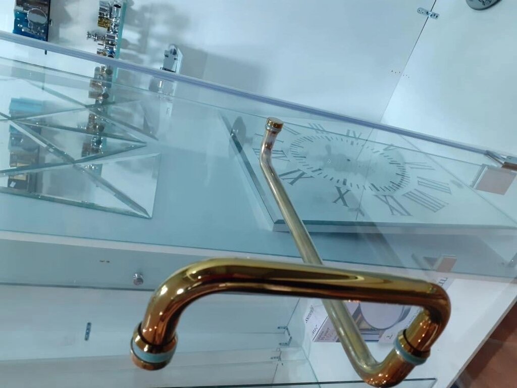 Ручка для душевых кабин из золота от компании GlassLife Company - фото 1