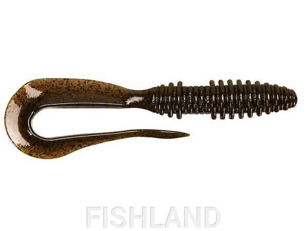 Съедобная силиконовая приманка KEITECH Mad Wag Slim 4.5" (9 шт/упак) ц:008 scuppernong от компании FISHLAND - фото 1