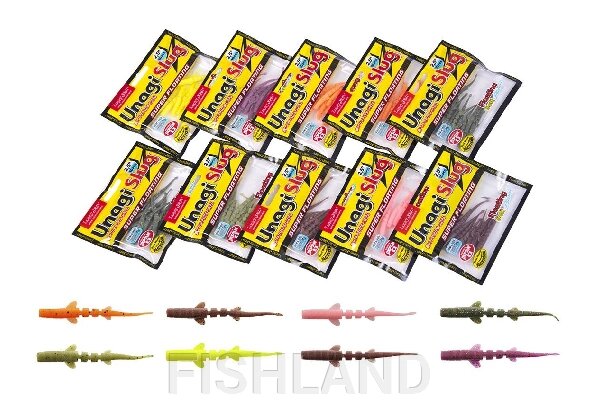 Слаги съедоб. плав. LJ Pro Series UNAGI SLUG 2.5in (06.35)/01SET (10шт) от компании FISHLAND - фото 1
