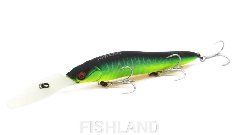 Воблер Megabass ONETEN R+3 (slow floating 110мм, 14гр, --4.0м) Mat Tiger от компании FISHLAND - фото 1