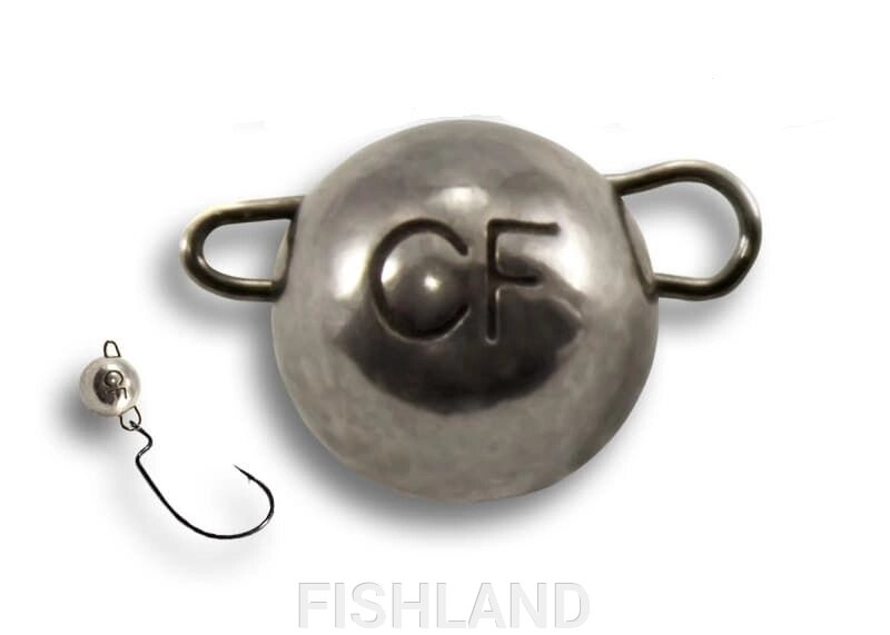 Вольфрамовая чебурашка Crazy Fish 3г цвет серебро (3шт) от компании FISHLAND - фото 1