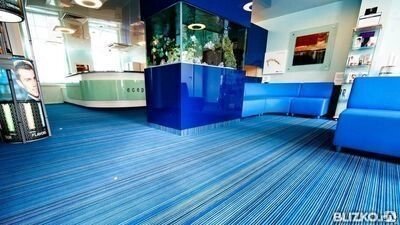 Ковролин Forbo Flotex флокированное напольное покрытие - фото