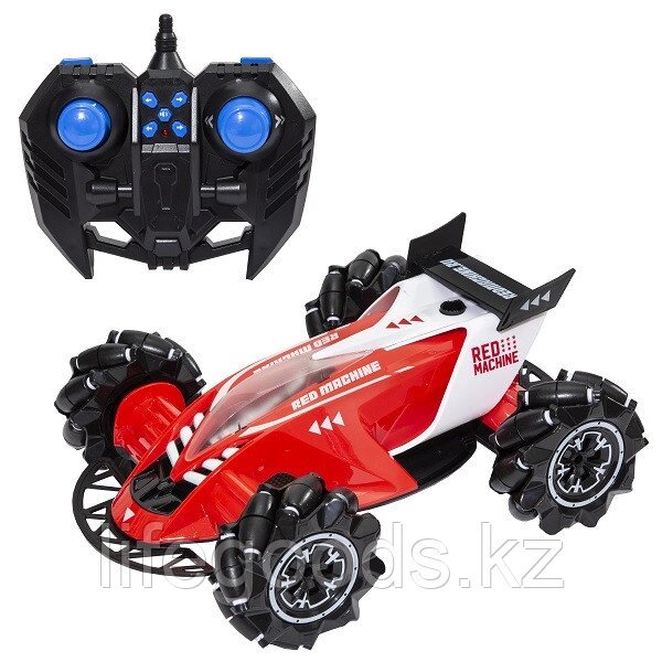 RED MACHINE YK-2053RM Машина на катках с выхлопом в виде пара (свет, звук), Р/У, USB-зарядка - Казахстан