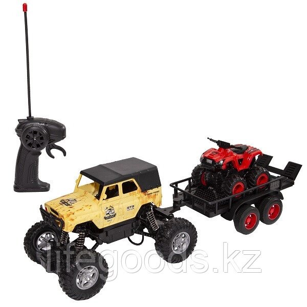 Wincars YK-2045 Внедорожник с прицепом и квадроциклом Р/У, USB-зарядка - характеристики