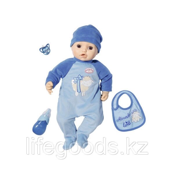 Zapf Creation Baby Annabell 701-898 Бэби Аннабель Кукла-мальчик многофункциональная, 43 см - доставка