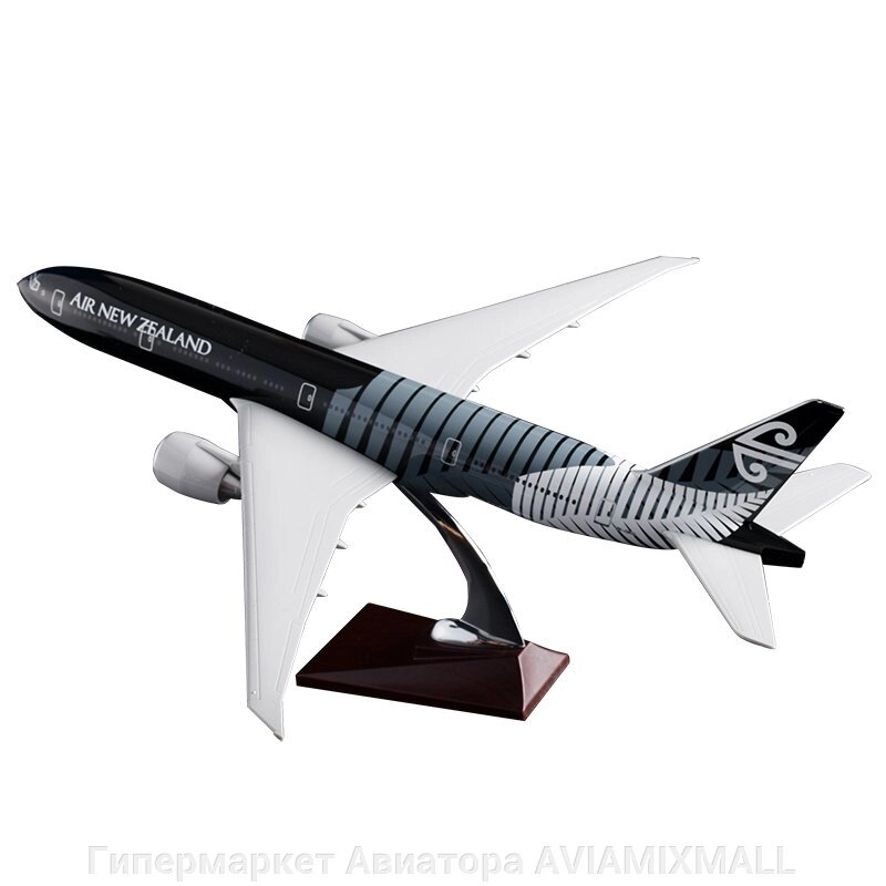 Модель самолета Boeing 777-300 в ливрее Air New Zealand, масштаб 1/160 от компании Гипермаркет Авиатора AVIAMIXMALL - фото 1