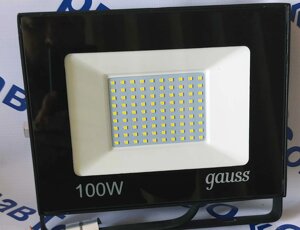 Светодиодный прожектор Gauss 100Вт, 7400Лм, 6500К