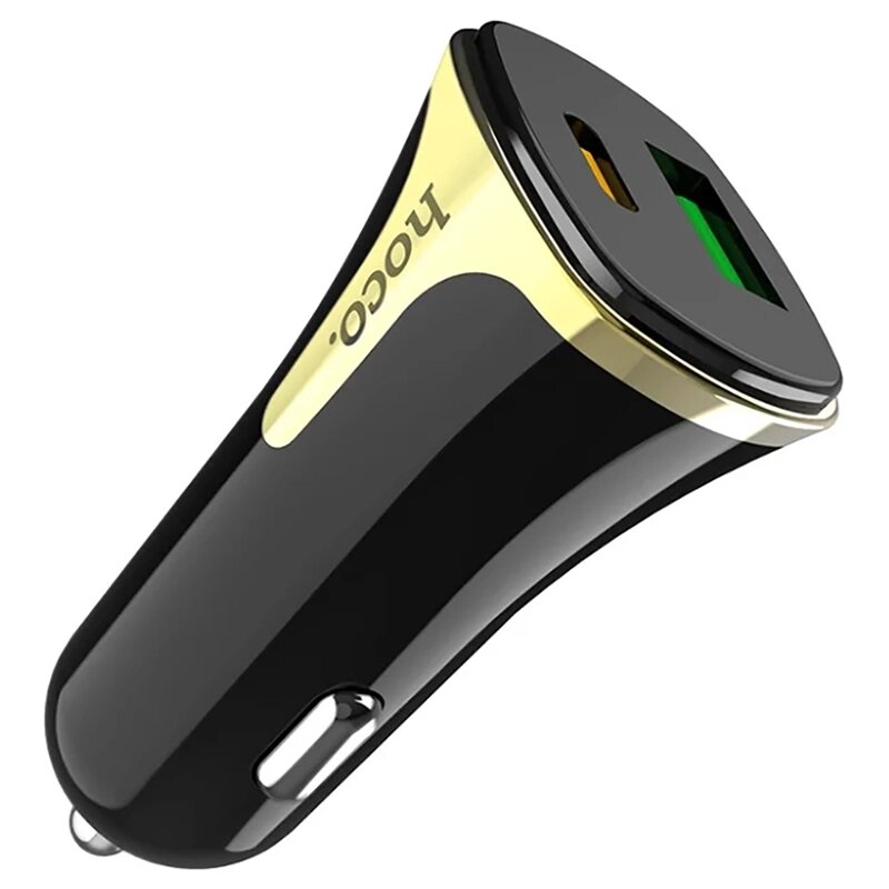 Зарядное устройство автомобильное HOCO Z31A, USB Type-C, QC 3.0 - розница