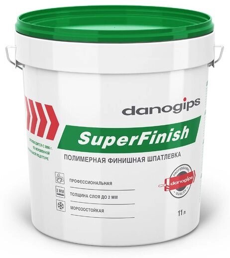 Шпатлевка финишная superfinish danogips 18,1 кг - Алматы