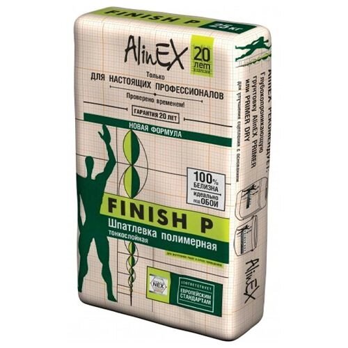 Alin. EX Шпатлевка чистовая финишная П (полимерная Finish) 25 кг - розница