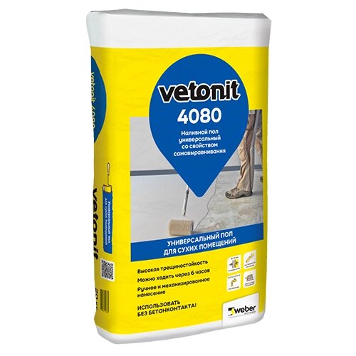 Weber. Vetonit Наливной пол 4080 - заказать