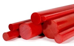 Полиуретан стержень 60 мм (L~400 мм,1.5 кг, красный)