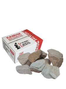 Камень Кварцит (20 кг, колотый) для бань и саун
