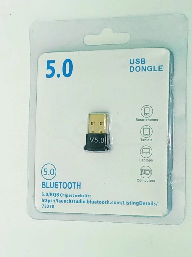 Bluetooth-адаптер с интерфейсом USB v5.0 - розница