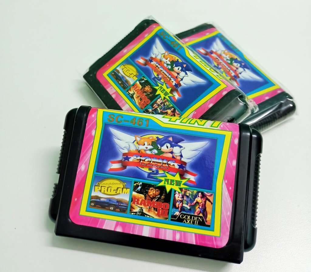 Картридж для Sega Mega Drive 4 in1 в ассортименте - характеристики
